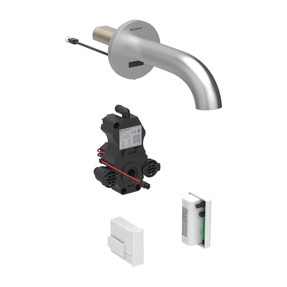 Geberit Piave Waschtischarmatur Wandmontage, Generatorbetrieb, mit Mischer, Länge 17... GEBERIT-116266SN1 4025410065179 (Abb. 2)