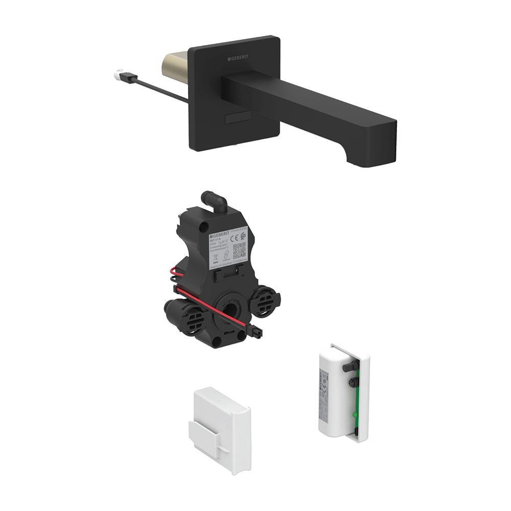 Geberit Brenta Waschtischarmatur Wandmontage Generatorbetrieb, ohne Mischer, Länge 2... GEBERIT-116295141 4025410064417 (Abb. 2)