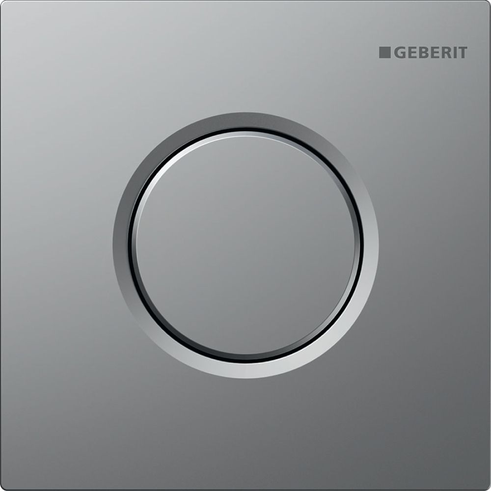 Geberit Typ 01 Urinalsteuerung mit pneumatischer Spülauslösung, Round, Mattchrom, ea... GEBERIT-116011JQ5 4025410703095 (Abb. 2)