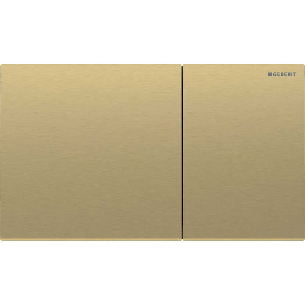 Geberit Sigma 70 Drückerplatte, 2-Mengen-Spülung Square Breite 25cm, Messingfarben g... GEBERIT-115622QF1 4025410762351 (Abb. 2)