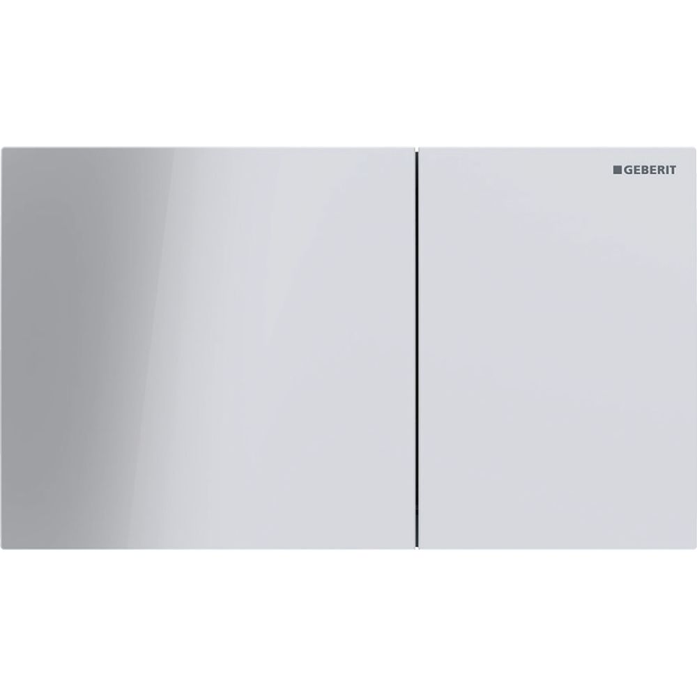 Geberit Sigma 70 Drückerplatte, 2-Mengen-Spülung Square Breite 25cm, Glas, Weiß... GEBERIT-115622SI1 4025410762221 (Abb. 2)