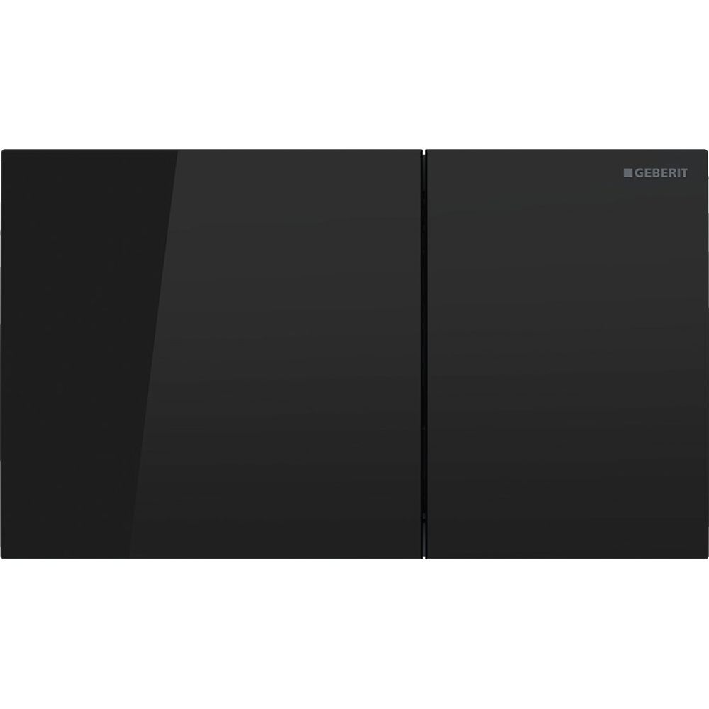 Geberit Sigma 70 Drückerplatte, 2-Mengen-Spülung Square Breite 25cm, Glas, Schwarz... GEBERIT-115622SJ1 4025410762092 (Abb. 2)
