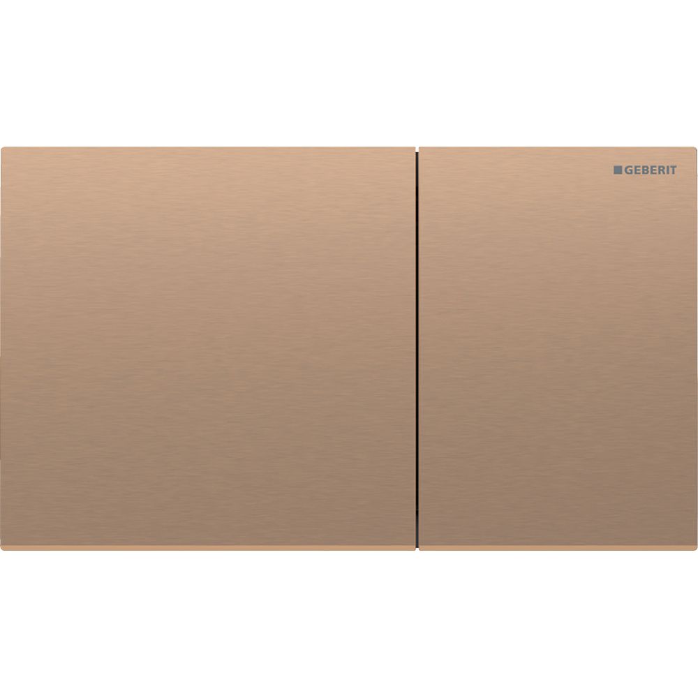 Geberit Sigma 70 Drückerplatte, 2-Mengen-Spülung Square Breite 25cm, Rotgold gebürst... GEBERIT-115622QB1 4025410762337 (Abb. 2)