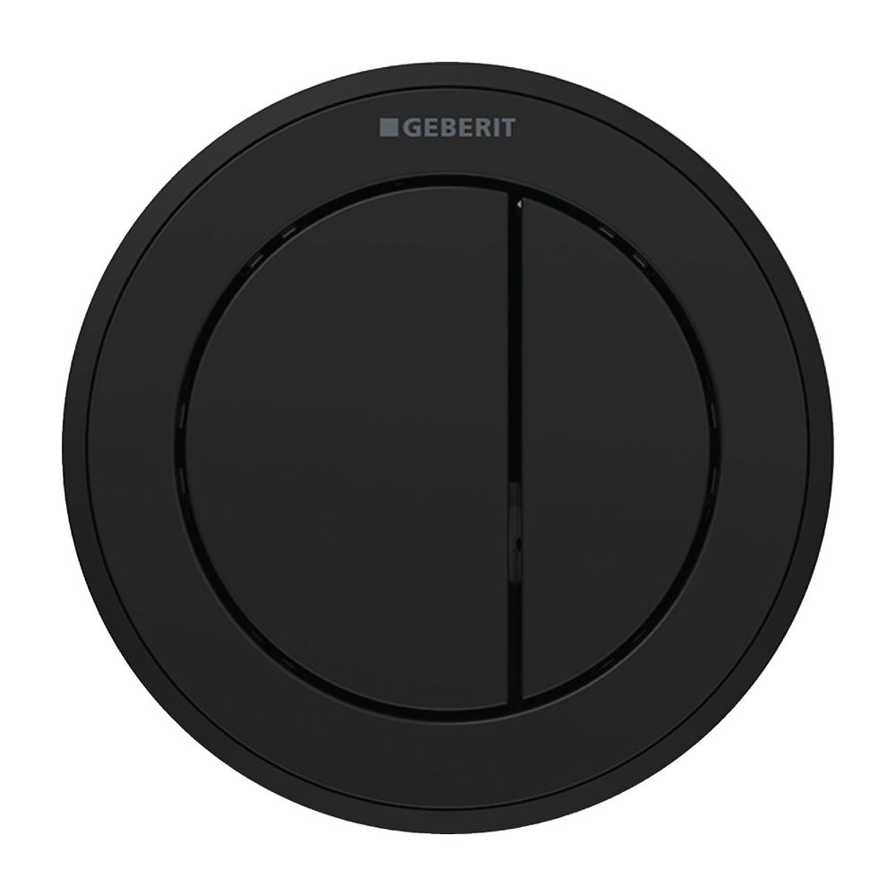 Geberit Typ 10 Fernbetätigung pneumatisch, 2-Mengen-Spülung, Möbeldrücker, Schwarz/M... GEBERIT-116057DW1 4025410740571 (Abb. 2)
