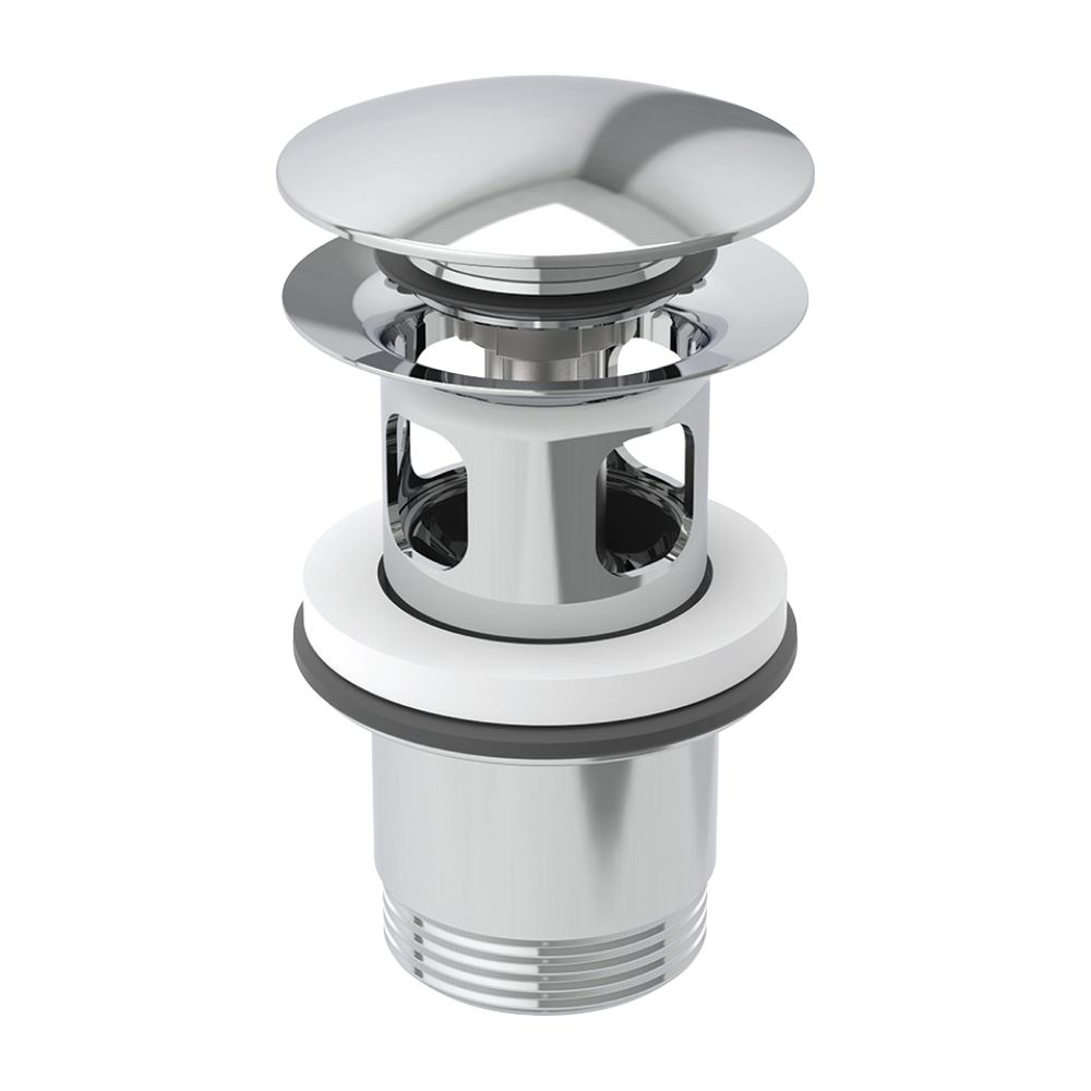 Geberit Ablaufventil mit Druckbetätigung, Hochglanz verchromt... GEBERIT-152076211 4025410698629 (Abb. 2)
