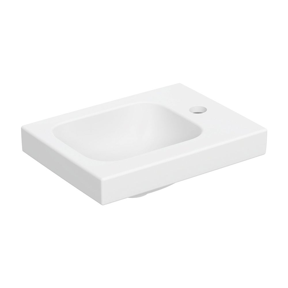 Geberit iCon Light Handwaschbecken 38x13x28cm, Weiß, matt, Hahnloch rechts, ohne Übe... GEBERIT-501830JT1 4025410071781 (Abb. 2)