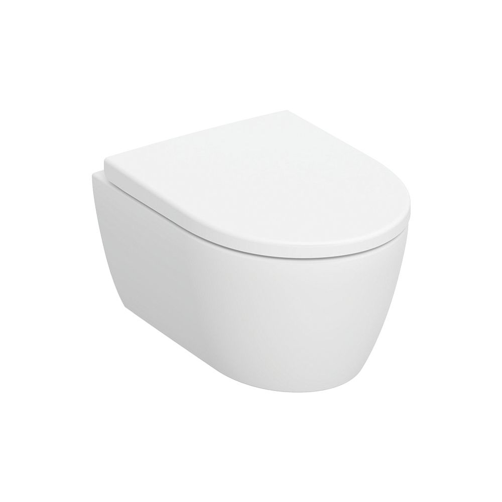Geberit iCon Set Wand-WC Tiefspüler verkürzte Ausladung geschlossenes Keramikdesign ... GEBERIT-502381JT1 4025410071811 (Abb. 2)