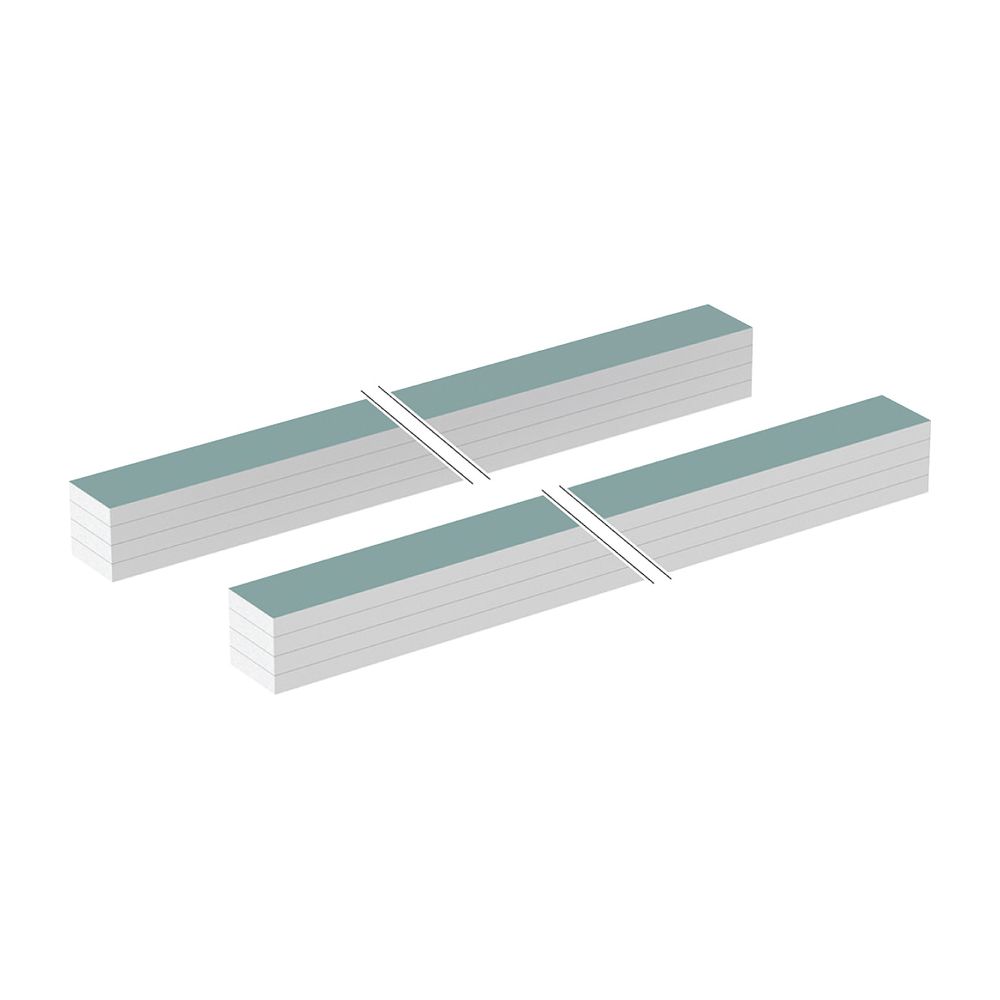 Geberit Duofix Set Paneelstreifen, verleimt, 2 Stück... GEBERIT-111288001 4025410076601 (Abb. 2)