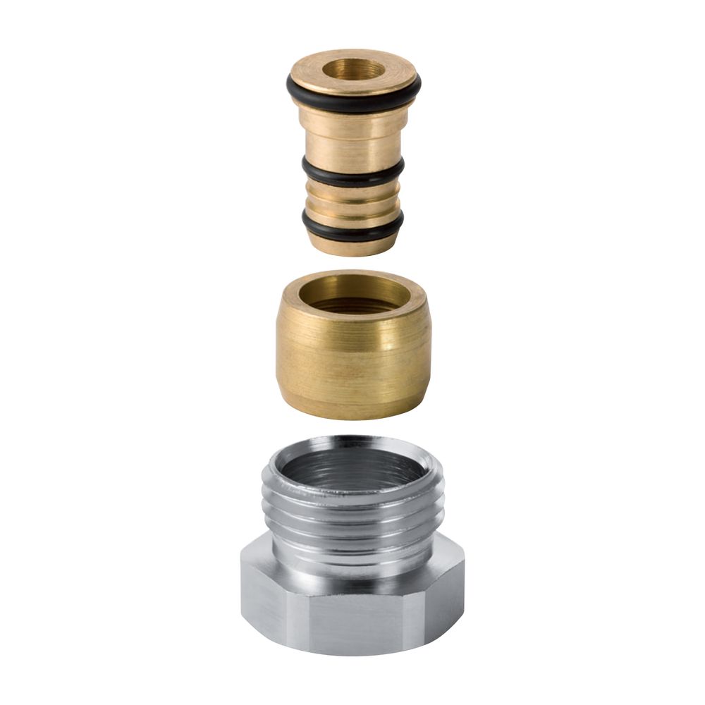 Geberit Anschlussverschraubung mit Außengewinde, Danfoss CW617N, d 16mm, G 1/2″, ver... GEBERIT-650513221 4025416711254 (Abb. 2)