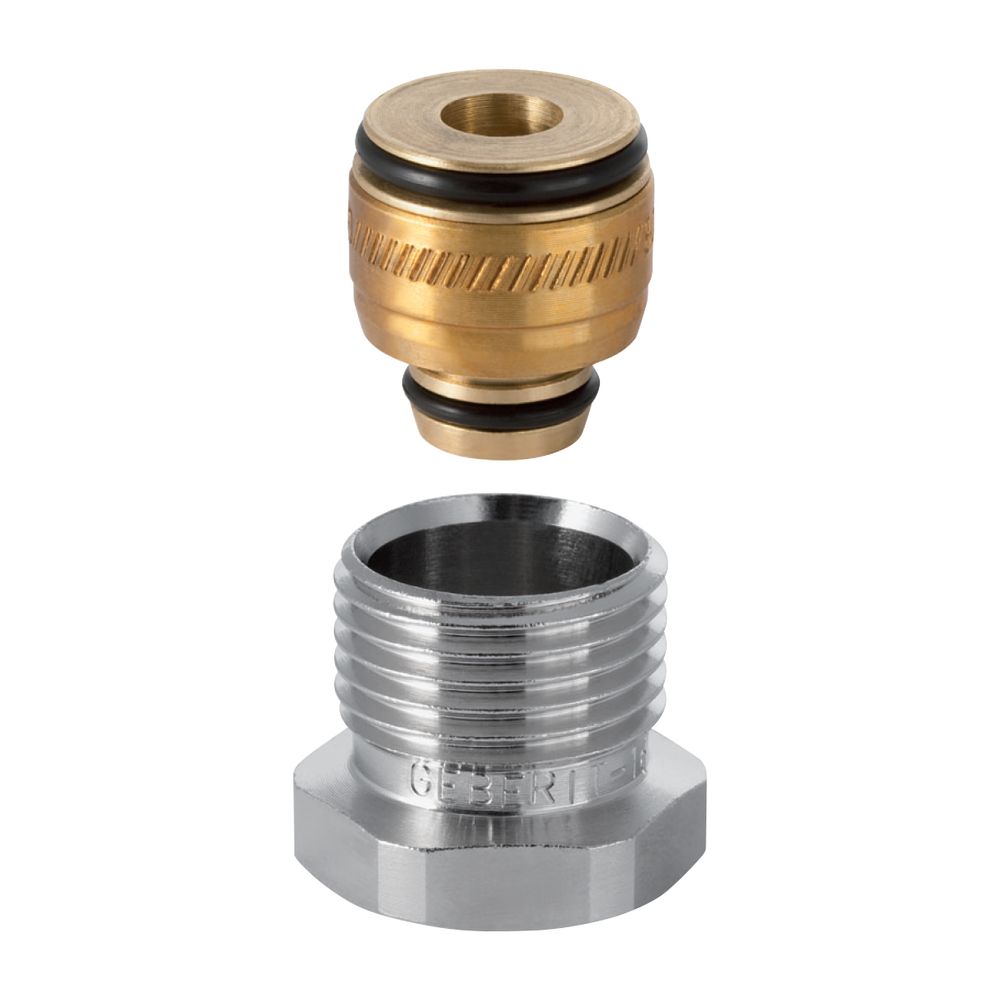 Geberit Mepla Anschlussverschraubung mit Außengewinde CW617N, d 16mm, G 1/2″... GEBERIT-641515001 4025416155867 (Abb. 2)
