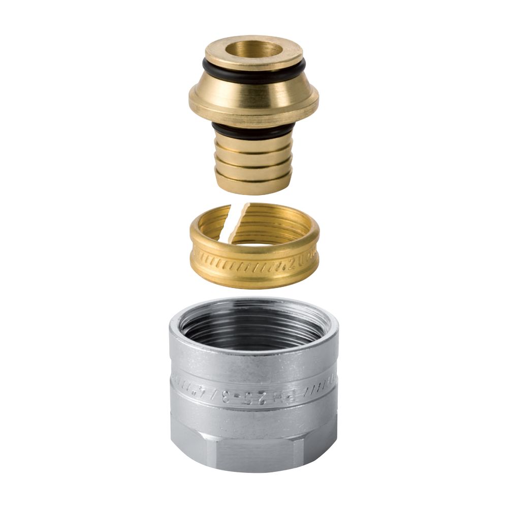Geberit Mepla Anschlussverschraubung für Eurokonus CW617N, d 16mm, G 3/4″, vernickel... GEBERIT-641534222 4025416190417 (Abb. 2)