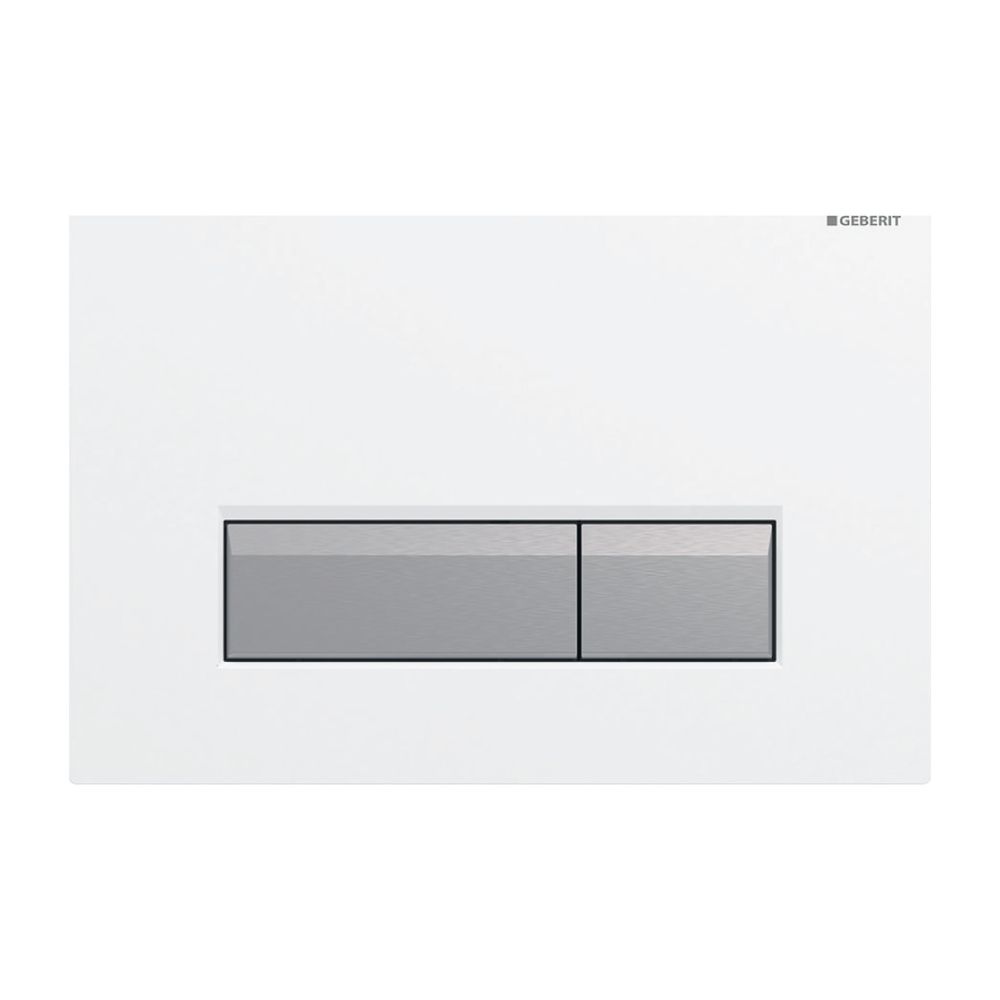 Geberit Sigma 40 Drückerplatte 2-Mengen-Spülung geeignet für Einbau von SK mit int. ... GEBERIT-242601KQ1 4025416152743 (Abb. 2)
