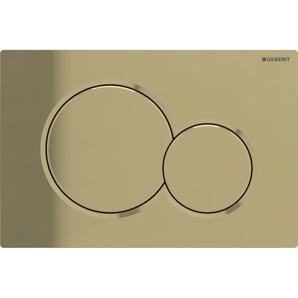 Geberit Sigma 01 Drückerplatte, 2-Mengen-Spülung edelmessing galvanisiert... GEBERIT-115770DT5 4025410035219 (Abb. 2)