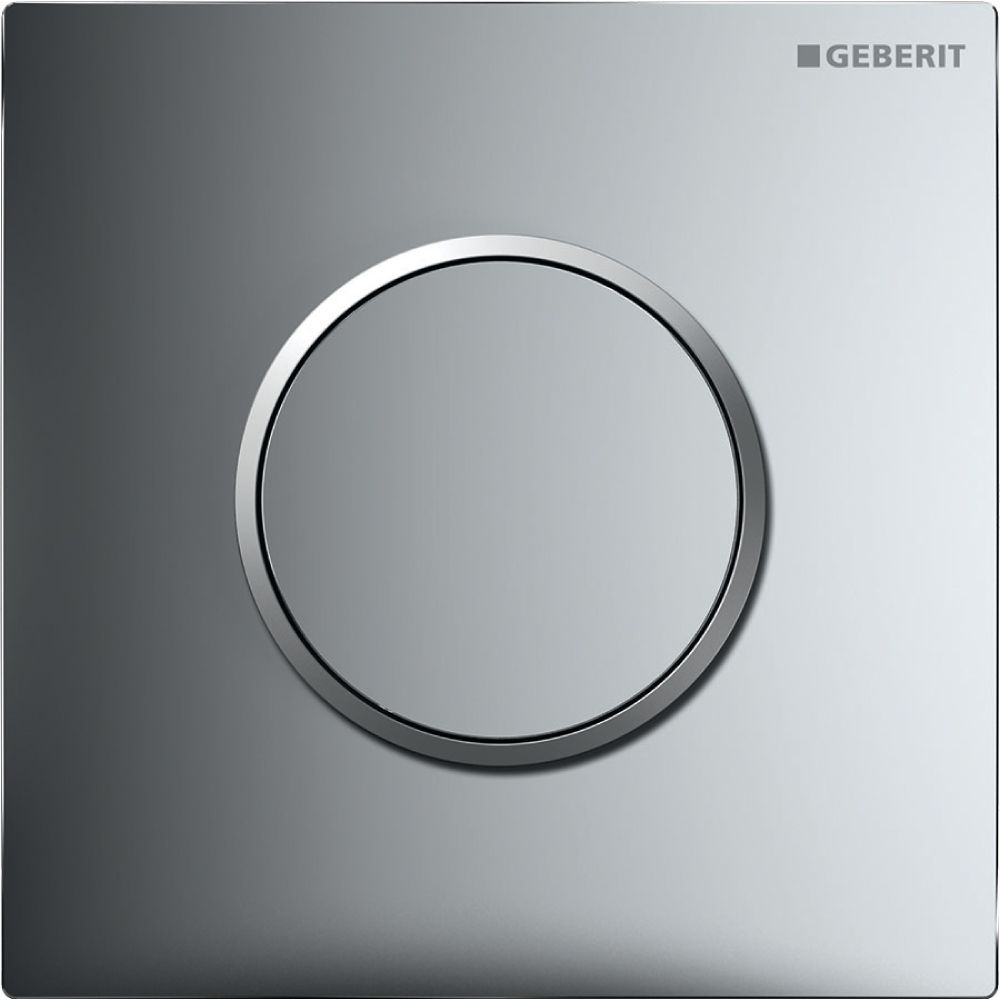 Geberit Typ 10 Drückerplatte Urinalsteuerung mit pneumatischer Spülauslösung, Hochgl... GEBERIT-116015KH1 4025416940364 (Abb. 2)