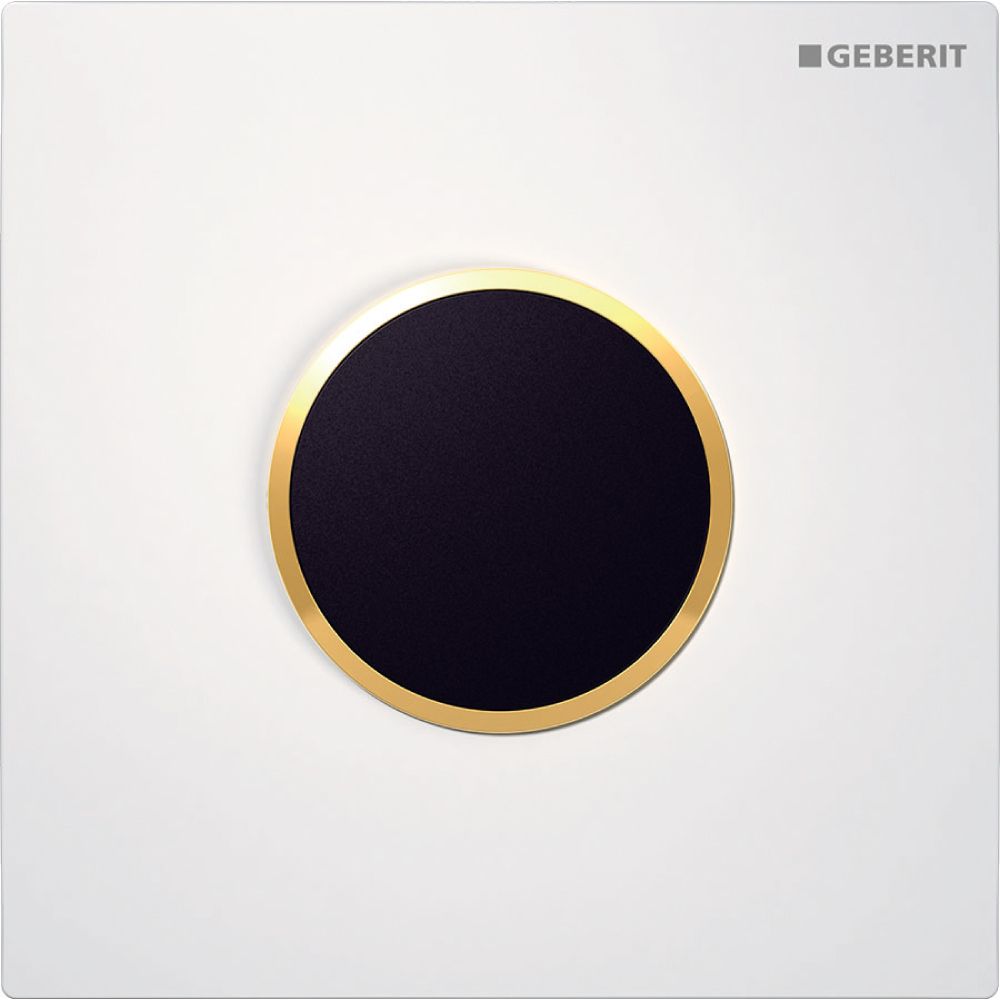 Geberit Typ 10 Abdeckplatte Weiß, vergoldet... GEBERIT-241925KK1 4025416941200 (Abb. 2)