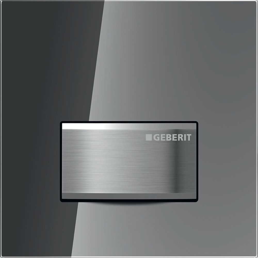 Geberit Typ 50 Drückerplatte Urinalsteuerung mit pneumatischer Spülauslösung, Rauchg... GEBERIT-116016SD5 4025416195450 (Abb. 2)