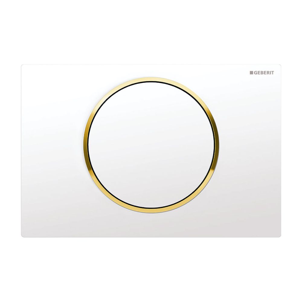 Geberit Sigma 10 Drückerplatte, für Spül-Stopp-Spülung Weiß, vergoldet... GEBERIT-115758KK5 4025416197928 (Abb. 2)