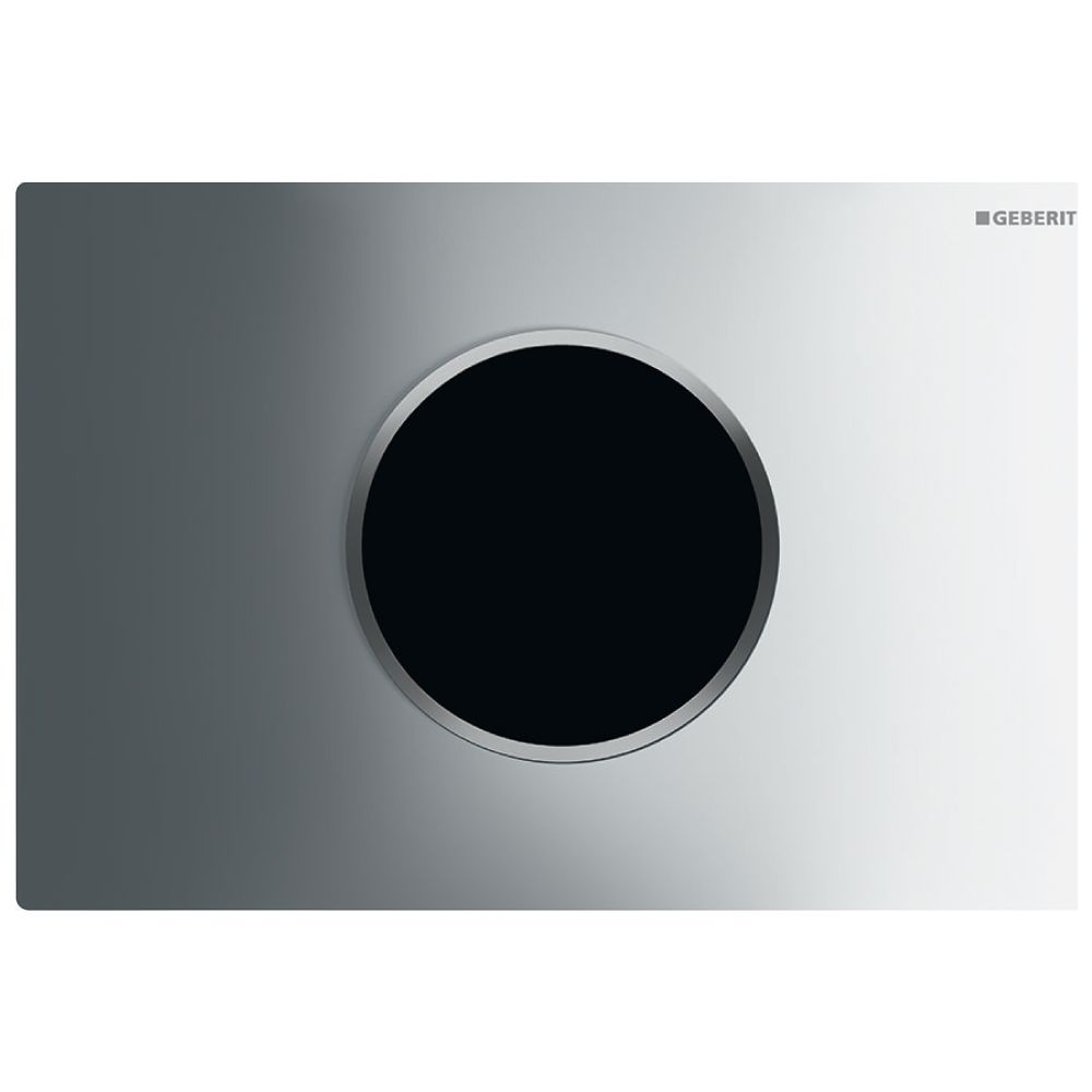 Geberit Sigma 10 WC-Steuerung elektronisch Netz, 2-Mengen, Hochglanz verchromt, matt... GEBERIT-115907KH6 4025410531148 (Abb. 2)