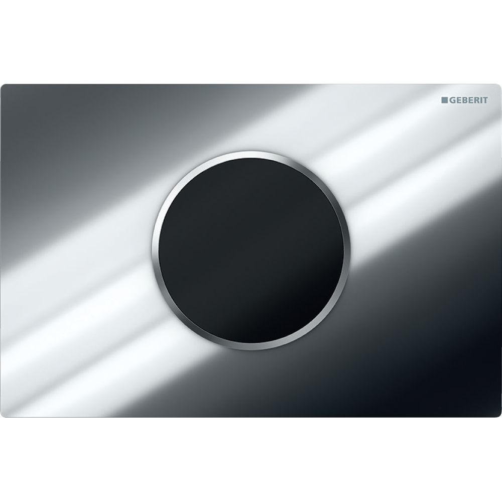 Geberit Sigma 10 WC-Steuerung elektronisch Batterie, 2-Mengen, Hochglanz verchromt, ... GEBERIT-115908KH6 4025410531179 (Abb. 2)
