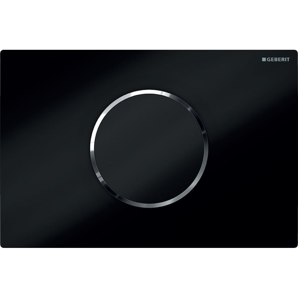 Geberit Sigma 10 WC-Steuerung elektronisch Batterie, 2-Mengen-Ausl., Schwarz, Hochgl... GEBERIT-115908KM6 4025410532060 (Abb. 2)
