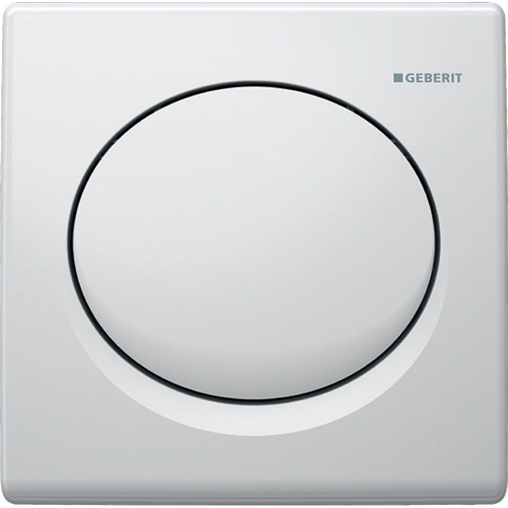 Geberit Urinalsteuerung mit pneumatischer Spülauslösung, Drückerplatte, Alpinweiß Ku... GEBERIT-115820115 4025416552871 (Abb. 2)