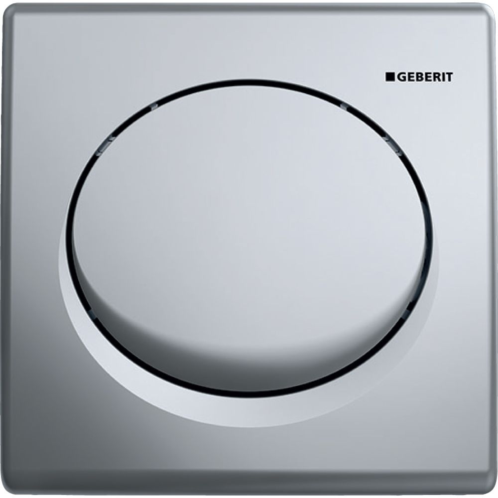 Geberit Urinalsteuerung mit pneumatischer Spülauslösung, Drückerplatte, Mattverchrom... GEBERIT-115820465 4025416552895 (Abb. 2)