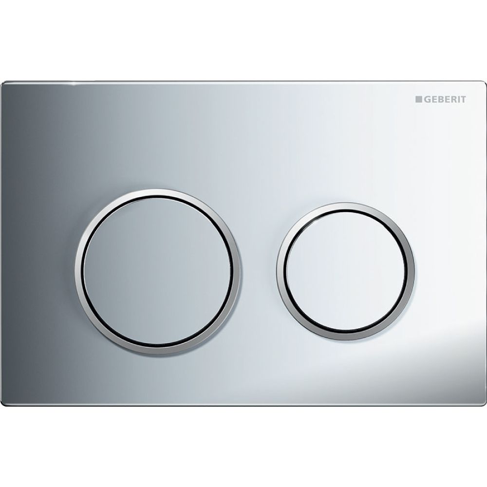Geberit Omega 20 Drückerplatte, 2-Mengen-Spülung Hochglanz verchromt, Mattverchromt... GEBERIT-115085KH1 4025416310648 (Abb. 2)