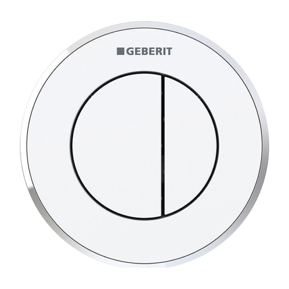 Geberit Typ 10 Fernbetätigung pneumatisch, 2-Mengen-Spülung, Unterputz-Drücker Weiß,... GEBERIT-116055KJ1 4025416334804 (Abb. 2)