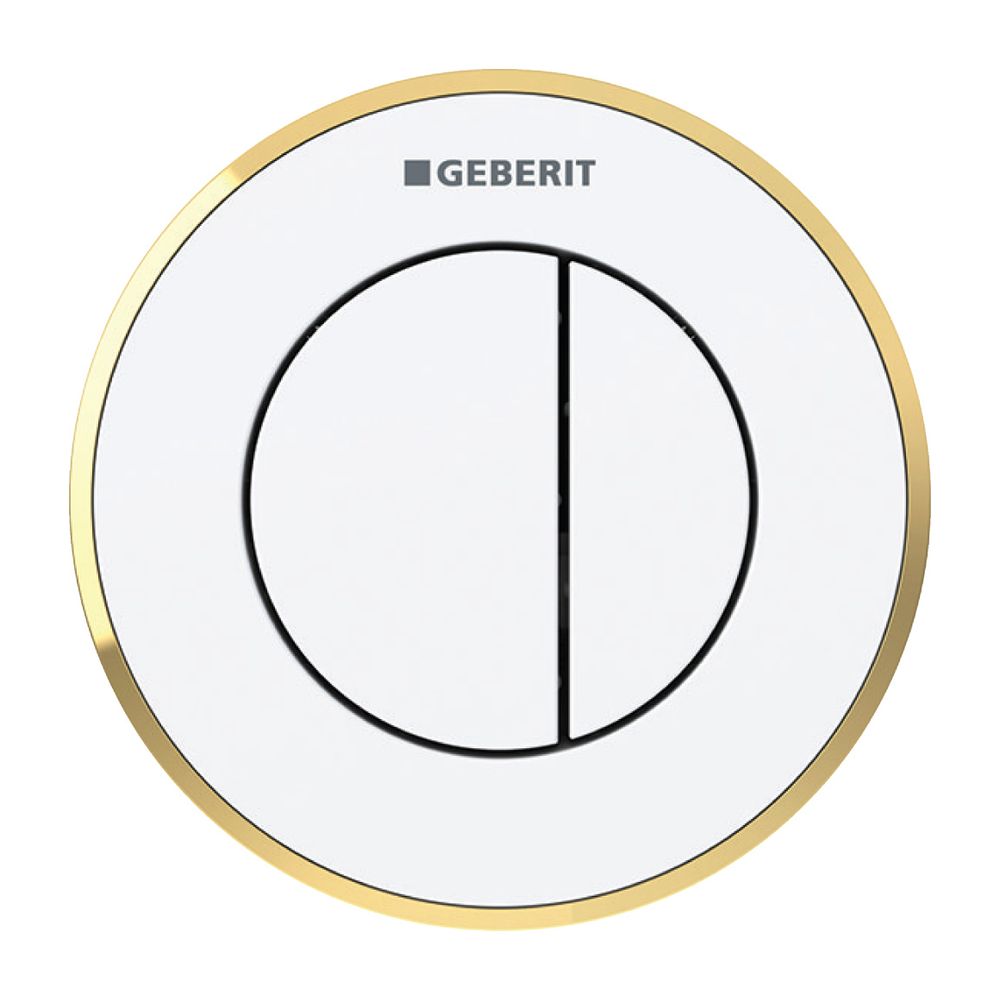 Geberit Typ 10 Fernbetätigung pneumatisch, 2-Mengen-Spülung, Unterputz-Drücker Weiß,... GEBERIT-116055KK1 4025416334767 (Abb. 2)