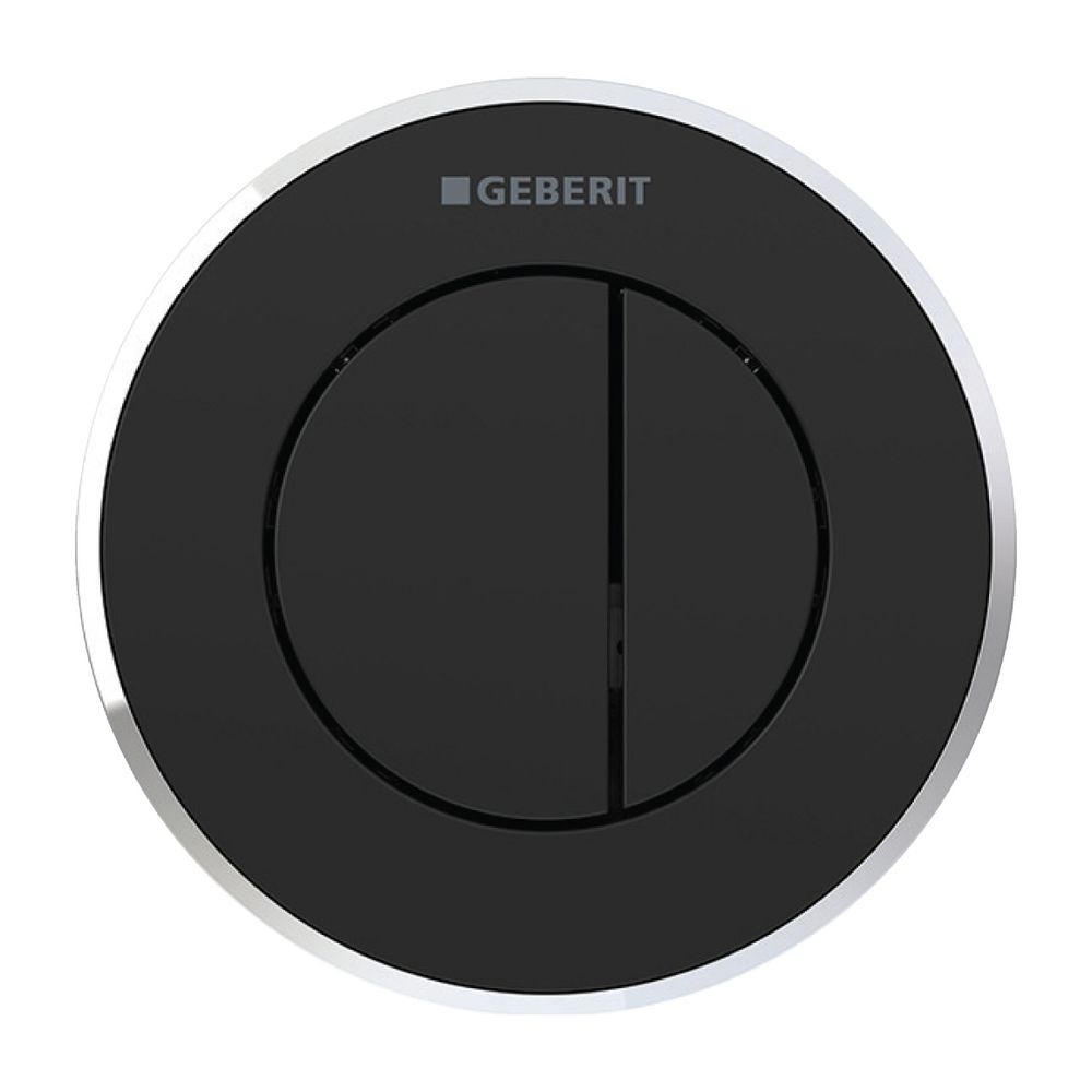 Geberit Typ 10 Fernbetätigung pneumatisch, 2-Mengen-Spülung, Unterputz-Drücker Schwa... GEBERIT-116055KM1 4025416334699 (Abb. 2)
