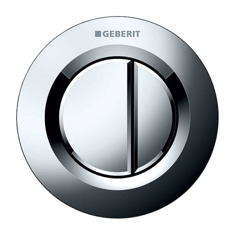 Geberit Typ 01 Fernbetätigung pneumatisch, 2-Mengen-Spülung, Unterputz-Drücker, Hoch... GEBERIT-116042211 4025416323815 (Abb. 2)