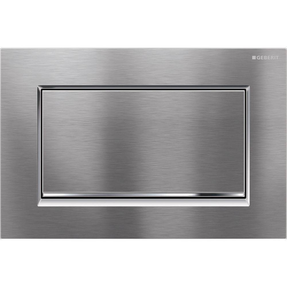 Geberit Sigma 10 (ex Sigma 30) Drückerplatte/Spül-Stopp-Spülung, Edelstahl gebürstet... GEBERIT-115893KX1 4025416516781 (Abb. 2)