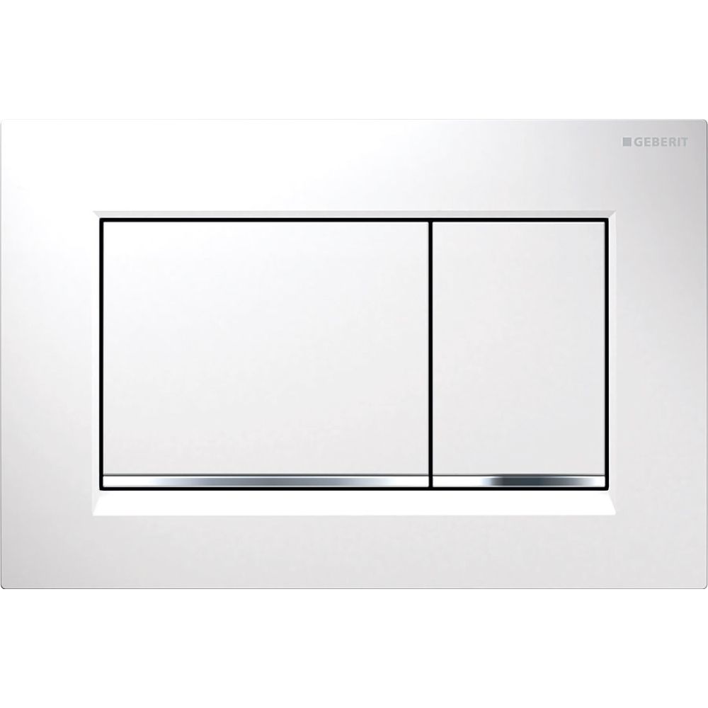 Geberit Sigma 20 (ex Sigma 30) Drückerplatte mit 2-Mengen-Spülung, Weiß, Hochglanz v... GEBERIT-115883KJ1 4025416516750 (Abb. 2)