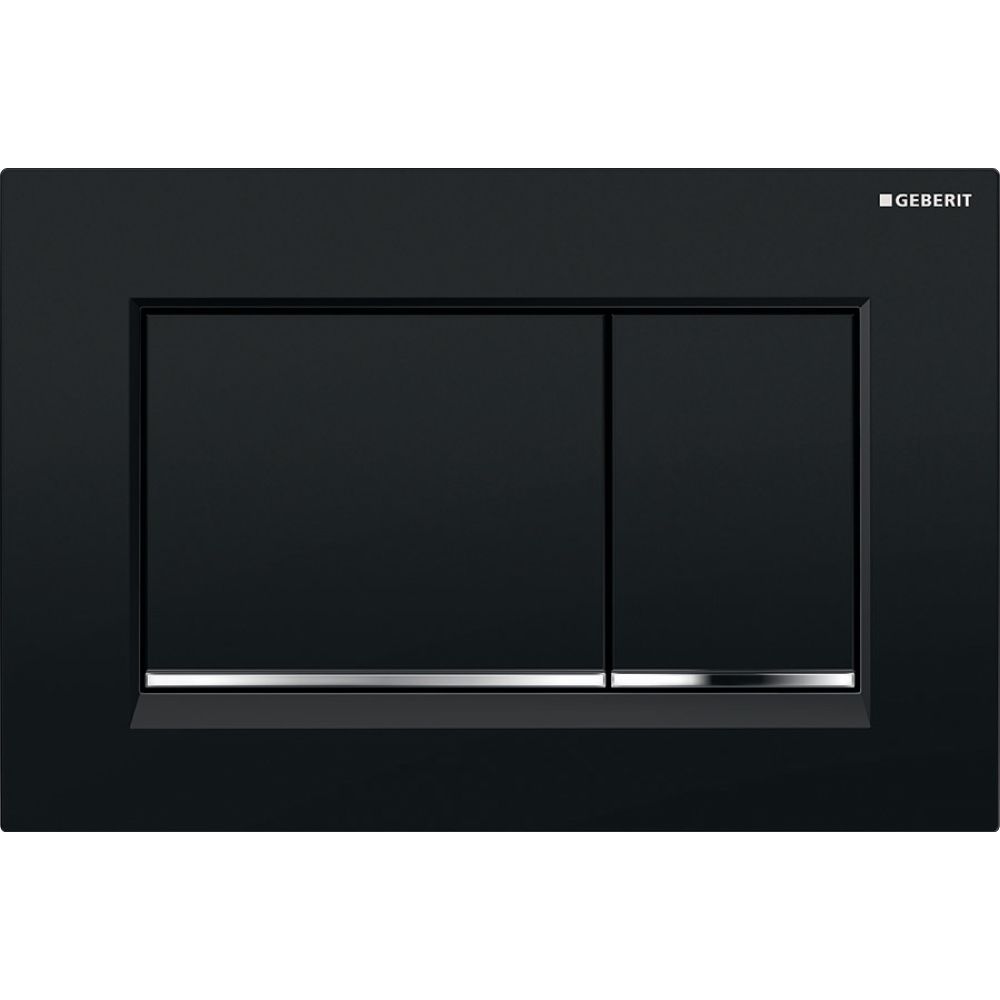 Geberit Sigma 20 (ex Sigma 30) Drückerplatte mit 2-Mengen-Spülung, Schwarz, Hochglan... GEBERIT-115883KM1 4025416516736 (Abb. 2)