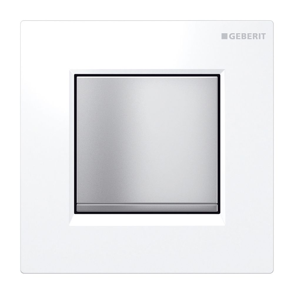 Geberit Typ 20 (Typ 30) Drückerplatte für Urinalsteuerung mit pneumatischer Spülausl... GEBERIT-243270KL1 4025416521969 (Abb. 1)