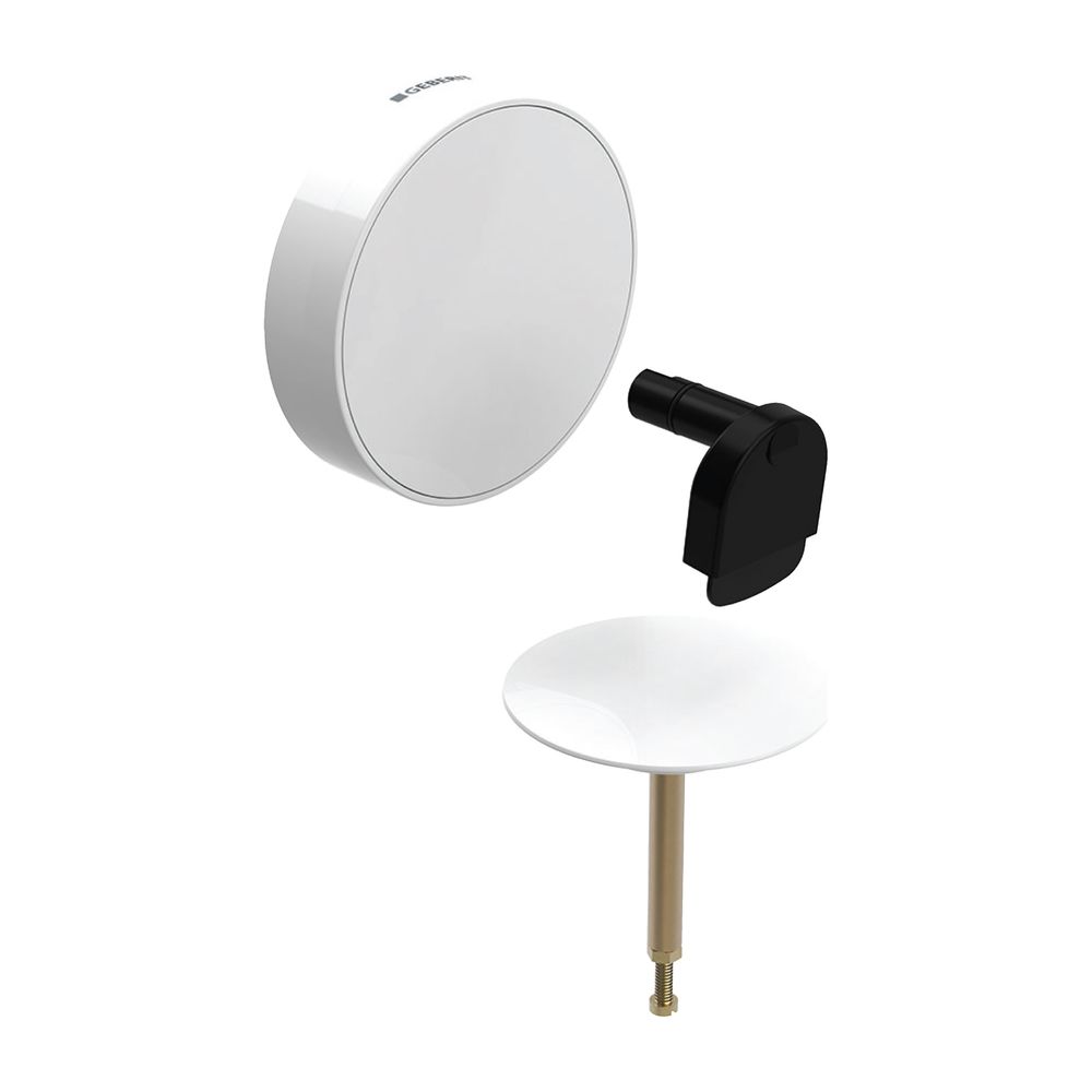 Geberit Split Fertigbauset 52mm, für Badewannenablauf mit Drehbetätigung, Zulauf, Al... GEBERIT-150481111 4025410078889 (Abb. 2)