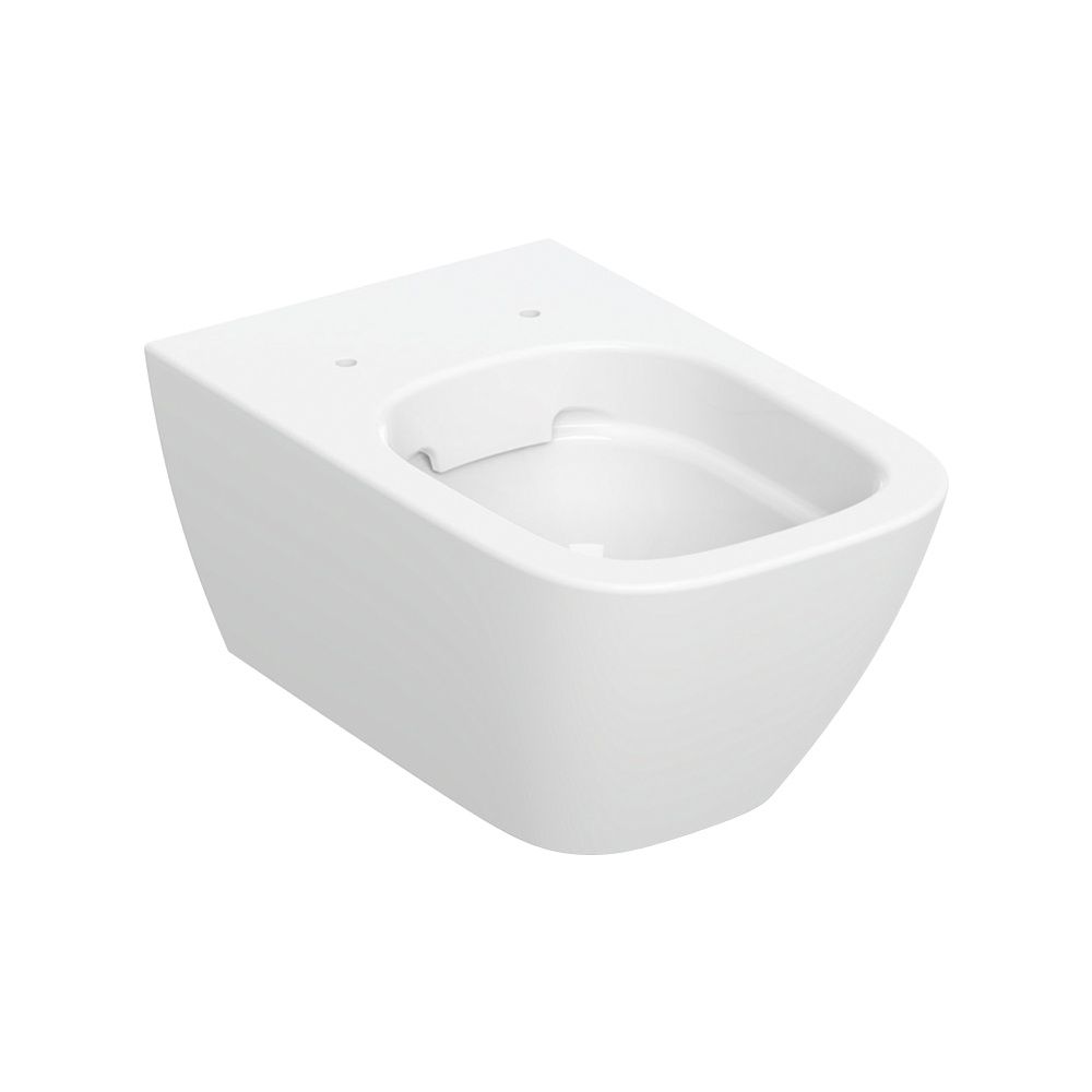 Geberit Smyle Square Wand-WC Tiefspüler, geschlossene Form, Rimfree... GEBERIT-500208011 4025416425700 (Abb. 2)