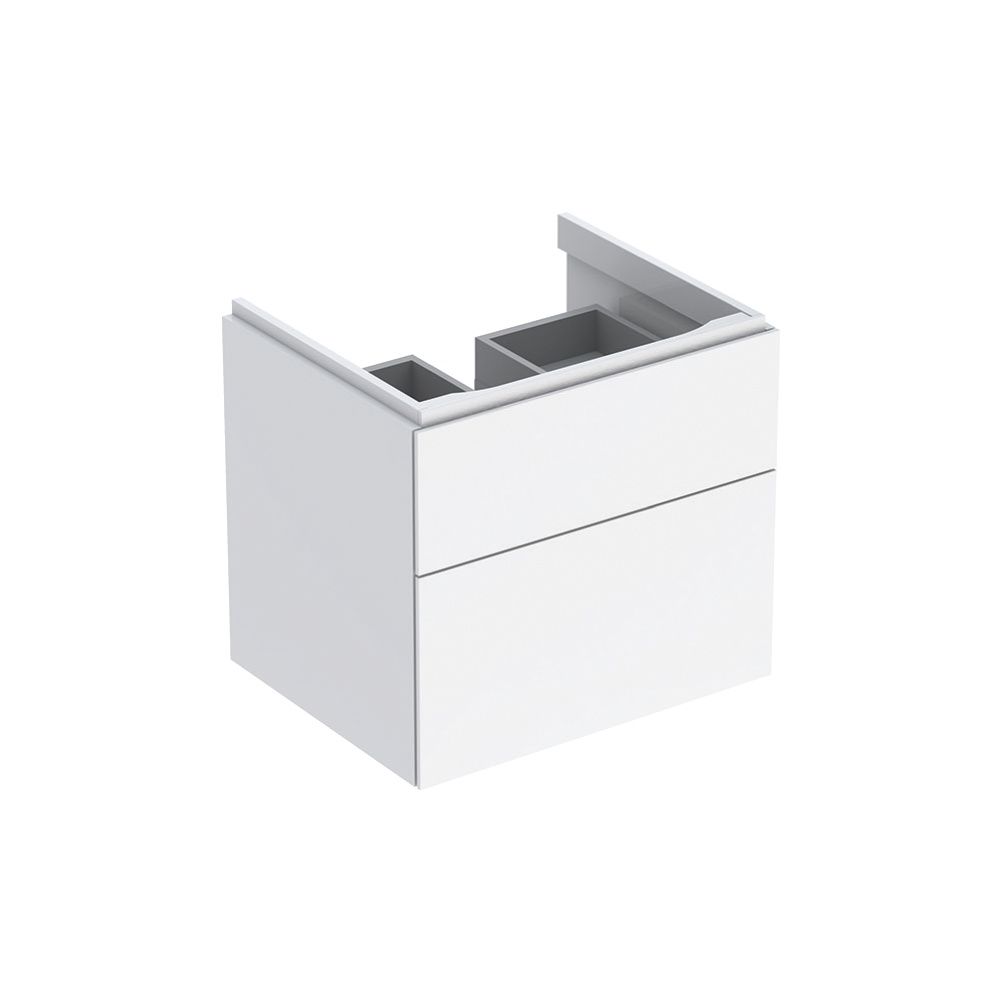 Geberit Xeno2 Unterschrank für Waschtisch, 2 Schubladen, 58x53x46,2cm, Weiß lackiert... GEBERIT-500506011 4025416611660 (Abb. 2)