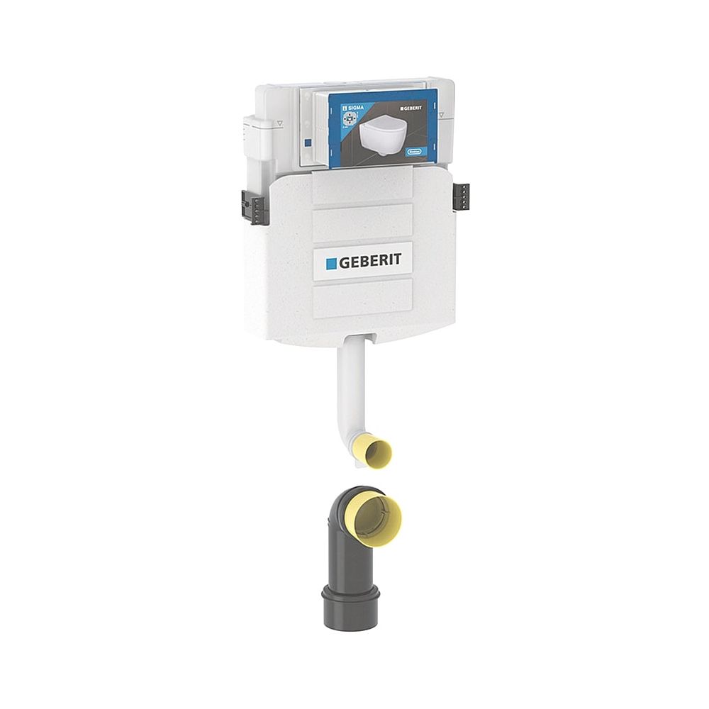 Geberit Sigma Unterputzspülkasten 12cm, 6 oder 3 Liter, mit Betätigung von vorne... GEBERIT-109301005 4025416753391 (Abb. 1)
