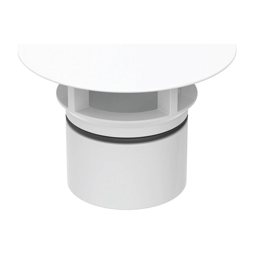 Geberit Ventilabdeckung für Ablaufventil mit freiem Auslauf aus Kunststoff, Alpinwei... GEBERIT-241993111 4025416737155 (Abb. 2)