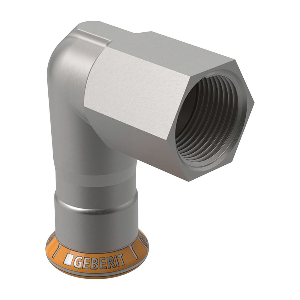 Geberit Mapress Therm Übergangswinkel 90 Grad mit Innengewinde d 28mm, Rp 1″... GEBERIT-43806 4025410097293 (Abb. 2)
