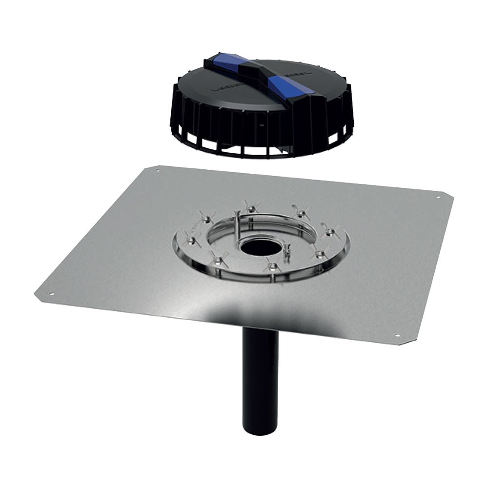 Geberit Pluvia Dachwassereinlauf mit Anschlussblech, Befestigungsflansch Maximale Ab... GEBERIT-359109001 4025410162939 (Abb. 2)