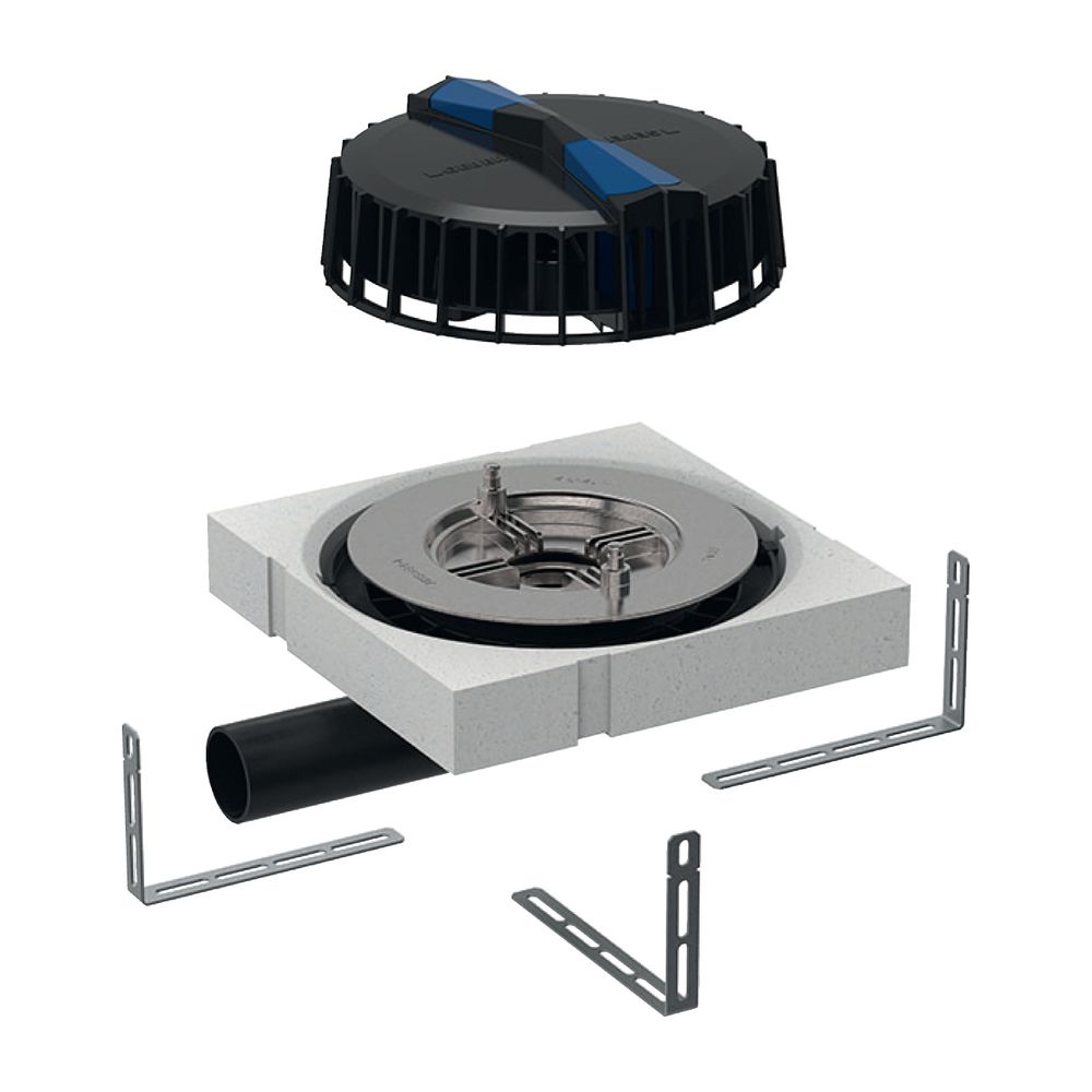 Geberit Pluvia Dachwassereinlauf Maximale Ablaufleistung 9l/s... GEBERIT-359118001 4025410163028 (Abb. 2)