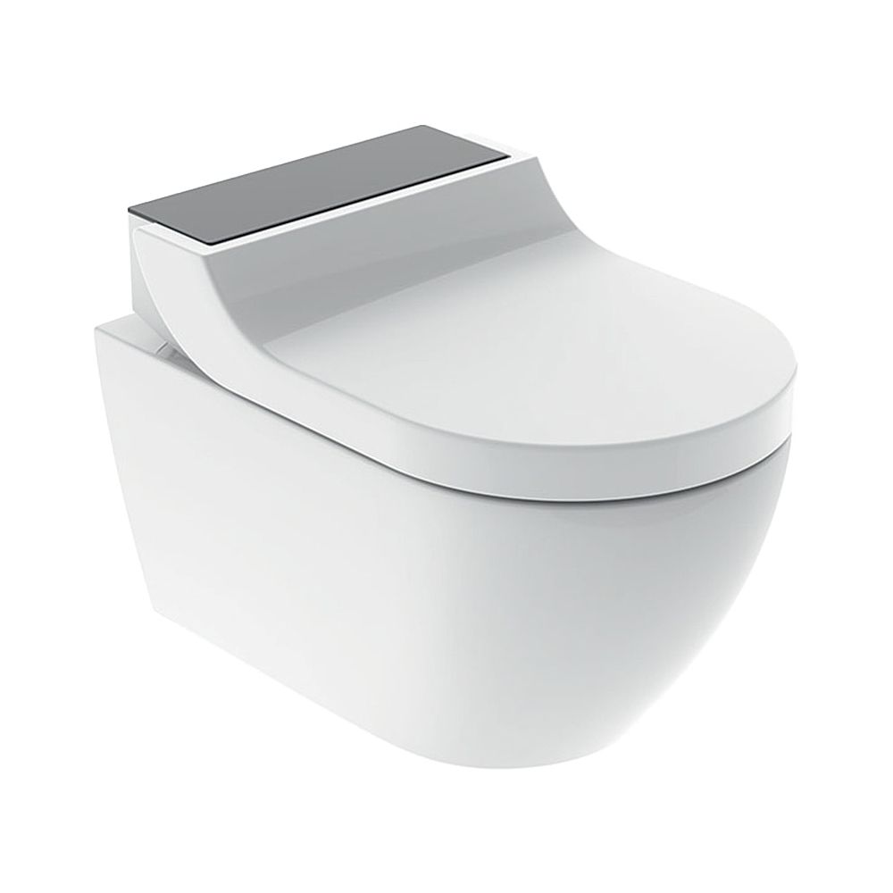 Geberit AquaClean Tuma Comfort Dusch-WC-Komplettanlage, Wand-WC, Schwarz/Glas... GEBERIT-146290SJ1 4025416219552 (Abb. 1)