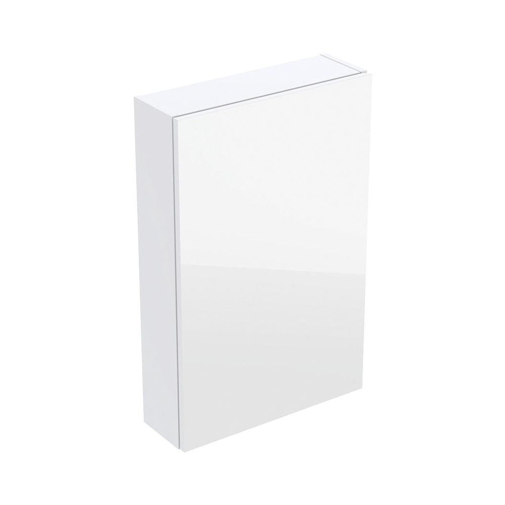 Geberit Hängeschrank rechteckig, mit einer Tür 45x70cm, Weiß lackiert hochglänzend/G... GEBERIT-502318012 4025410127358 (Abb. 2)