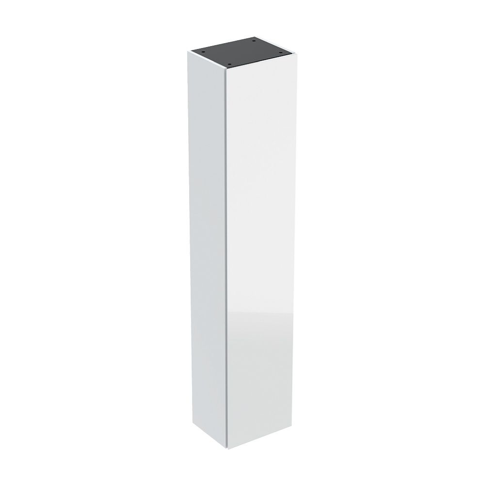 Geberit Hochschrank mit einer Tür 36x180x29,1cm, Weiß hochglänzend/Glas, Weiß... GEBERIT-502316012 4025410126405 (Abb. 2)