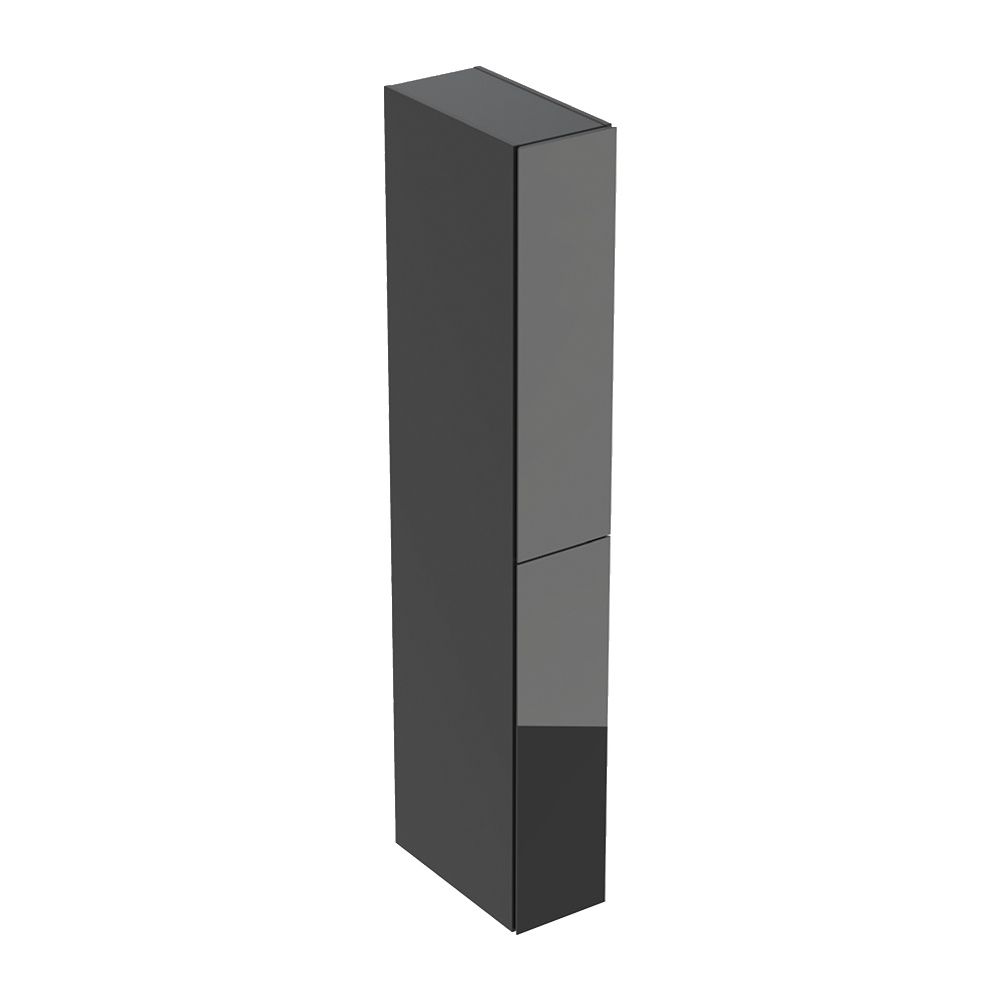 Geberit Hochschrank mit zwei Auszügen 24x180x48cm, Lava matt/Glas, Lava... GEBERIT-503011JK2 4025410144522 (Abb. 2)