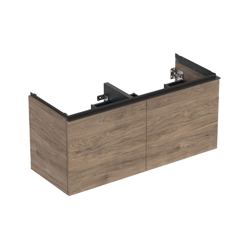 Geberit Acanto Unterschrank für Doppelwaschtisch 2 Schubladen/Innensch Nussbaum hick... GEBERIT-503007JR1 4025410143501 (Abb. 2)