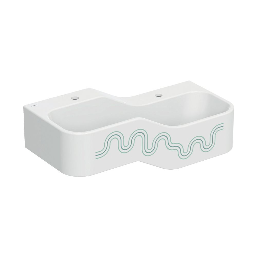 Geberit Bambini Spiel-/Waschlandschaft, 2 Waschplätze, tieferes Becken rechts B 90cm... GEBERIT-502974792 4064746000447 (Abb. 2)