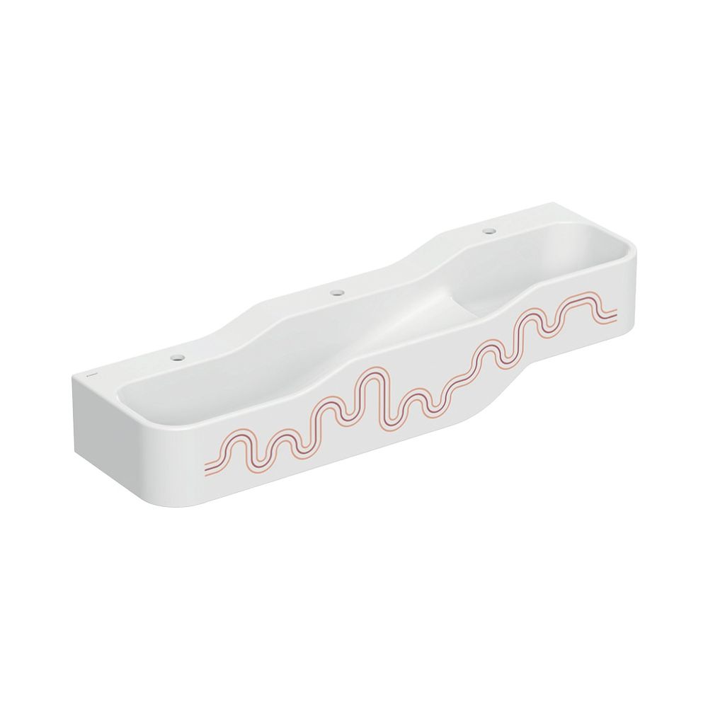 Geberit Bambini Spiel-/Waschlandschaft, 3 Waschplätze, tieferes Becken links B 140cm... GEBERIT-502975FY1 4064746000669 (Abb. 2)